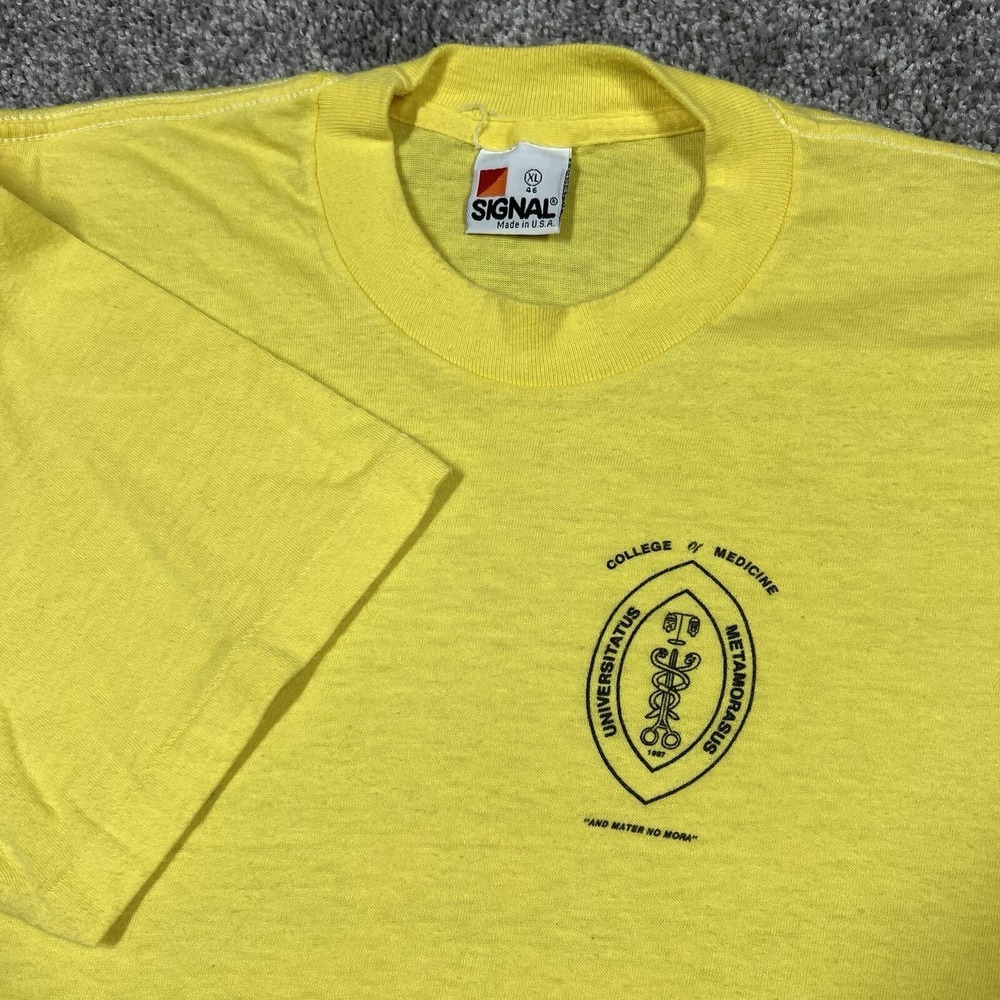 Vintage 1987 University Of‎ Cincinnati College Of Medicine Single Stitch T Shirt